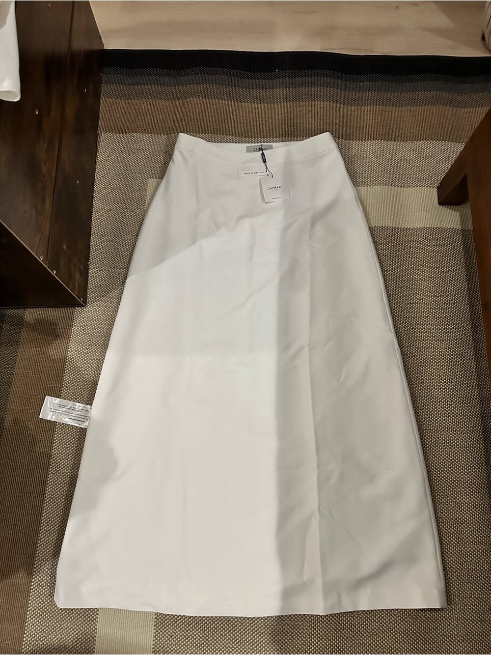 Zahraa the Label- Meyah Maxi Skirt - Off White